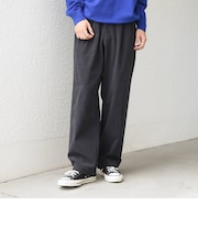 〈手洗い可能〉SOLOTEX(R) コーデュロイ 2タック セミワイド イージーパンツ(セットアップ対応)◆