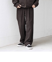 〈手洗い可能〉SOLOTEX(R) コーデュロイ 2タック セミワイド イージーパンツ(セットアップ対応)◆