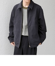 〈手洗い可能〉SOLOTEX(R) コーデュロイ スピンドル ジップアップ ブルゾン(セットアップ対応)◆