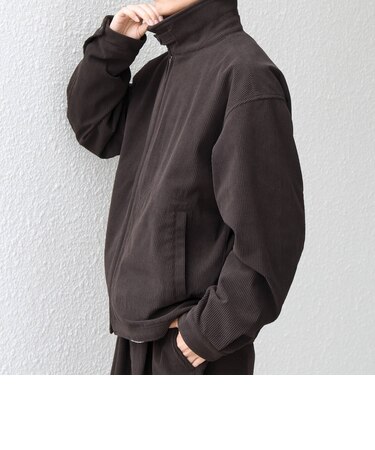 〈手洗い可能〉SOLOTEX(R) コーデュロイ スピンドル ジップアップ ブルゾン(セットアップ対応)◆