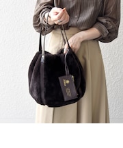 《予約》【SHIPS any別注】Folna: 2WAY フェイクファー バッグ 26AW