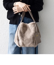 《予約》【SHIPS any別注】Folna: 2WAY フェイクファー バッグ 26AW