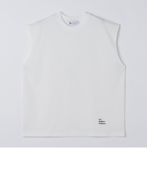 WEB限定｜スリーブ レス ロゴ Tシャツ