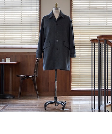 【SHIPS別注】MACKINTOSH: HUMBIE SL メルトン コート