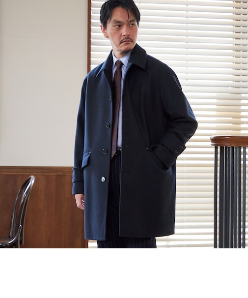 【SHIPS別注】MACKINTOSH: HUMBIE SL メルトン コート