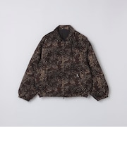 NOMARHYTHM TEXTILE: Leopard Reversible Down Puffer
