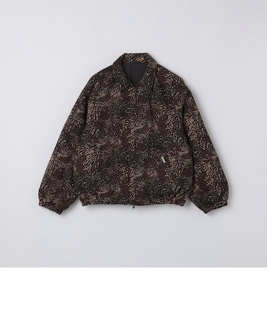 NOMARHYTHM TEXTILE: Leopard Reversible Down Puffer