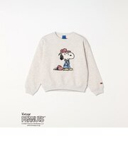 FRUIT OF THE LOOM: PEANUTS 裏起毛 プリント スウェット<KIDS>
