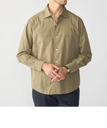 MADE IN JAPAN SMOOTH TEX ワイドカラー ワッシャー シャツ