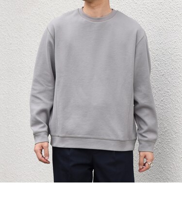 〈洗濯機可能〉カルゼ ダブルフェイス クルーネック カットソー◆