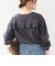 《予約》【WEB限定】〈洗濯機可能〉オーガニックコットン フリル ロングスリーブ TEE