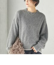 《予約》〈手洗い可能〉フォックス ラメ ハイネック ニット