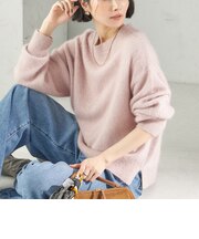 《予約》〈手洗い可能〉フォックス ラメ ハイネック ニット