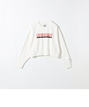 PARROTT CANVAS: 〈洗濯機可能〉ロゴ ショート ワイド スウェット プルオーバー
