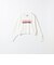 PARROTT CANVAS: 〈洗濯機可能〉ロゴ ショート ワイド スウェット プルオーバー