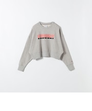PARROTT CANVAS: 〈洗濯機可能〉ロゴ ショート ワイド スウェット プルオーバー