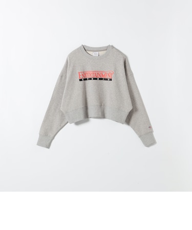 PARROTT CANVAS: 〈洗濯機可能〉ロゴ ショート ワイド スウェット プルオーバー