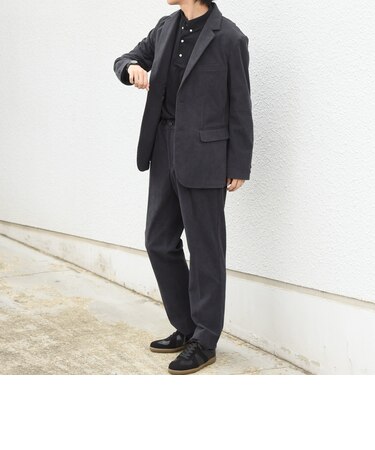 〈手洗い可能〉SOLOTEX(R) コーデュロイ セットアップ ジャケット & イージーパンツ 26AW◆