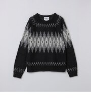 NOMARHYTHM TEXTILE:  Hand Knit Snowflake Sweater
