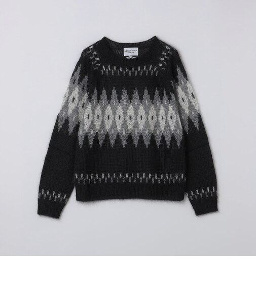 NOMARHYTHM TEXTILE:  Hand Knit Snowflake Sweater