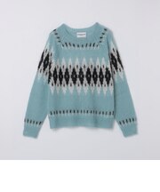 NOMARHYTHM TEXTILE:  Hand Knit Snowflake Sweater