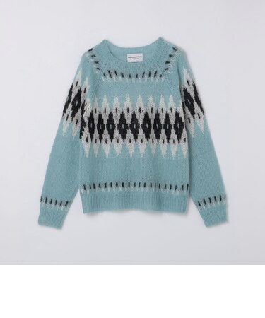 NOMARHYTHM TEXTILE:  Hand Knit Snowflake Sweater