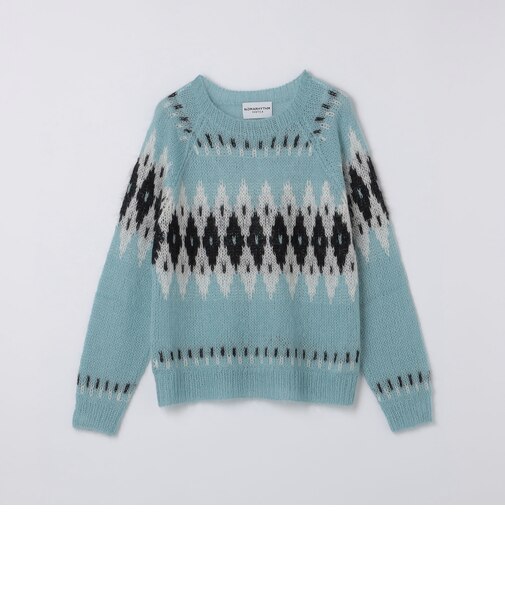 NOMARHYTHM TEXTILE:  Hand Knit Snowflake Sweater