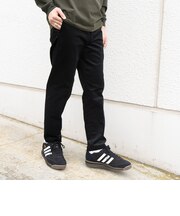 〈洗濯機可能〉コーデュロイ スリム ストレッチ アンクル テーパード イージーパンツ◆