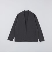 【WEB限定】〈手洗い可能〉ウールライク ノーカラー カーディガン ジャケット