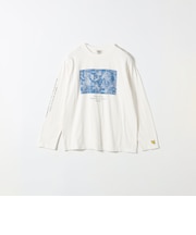 BALMYDAYS:〈洗濯機可能〉アート プリント ロングスリーブ TEE