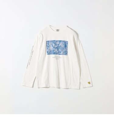 BALMYDAYS:〈洗濯機可能〉アート プリント ロングスリーブ TEE