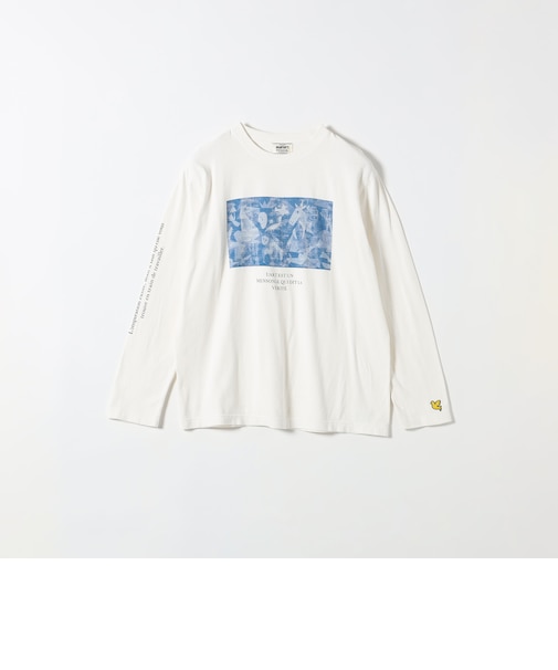 BALMYDAYS:〈洗濯機可能〉アート プリント ロングスリーブ TEE