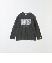 BALMYDAYS:〈洗濯機可能〉アート プリント ロングスリーブ TEE