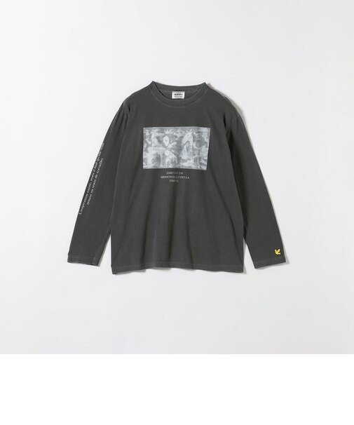 BALMYDAYS:〈洗濯機可能〉アート プリント ロングスリーブ TEE