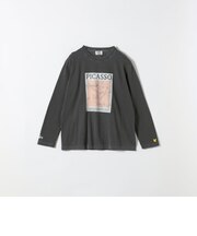 BALMYDAYS:〈洗濯機可能〉アート プリント ロングスリーブ TEE