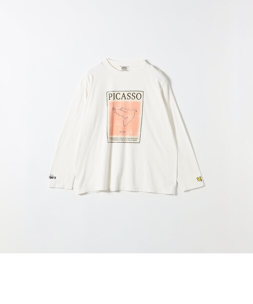 BALMYDAYS:〈洗濯機可能〉アート プリント ロングスリーブ TEE