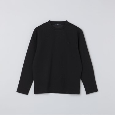 【WEB限定】ダブル ニット ビズ ネック ロングスリーブ Tシャツ