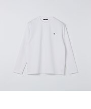 【WEB限定】ダブル ニット ビズ ネック ロングスリーブ Tシャツ