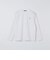 【WEB限定】ダブル ニット ビズ ネック ロングスリーブ Tシャツ