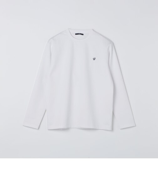 【WEB限定】ダブル ニット ビズ ネック ロングスリーブ Tシャツ
