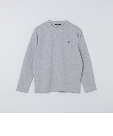 【WEB限定】ダブル ニット ビズ ネック ロングスリーブ Tシャツ