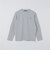 【WEB限定】ダブル ニット ビズ ネック ロングスリーブ Tシャツ