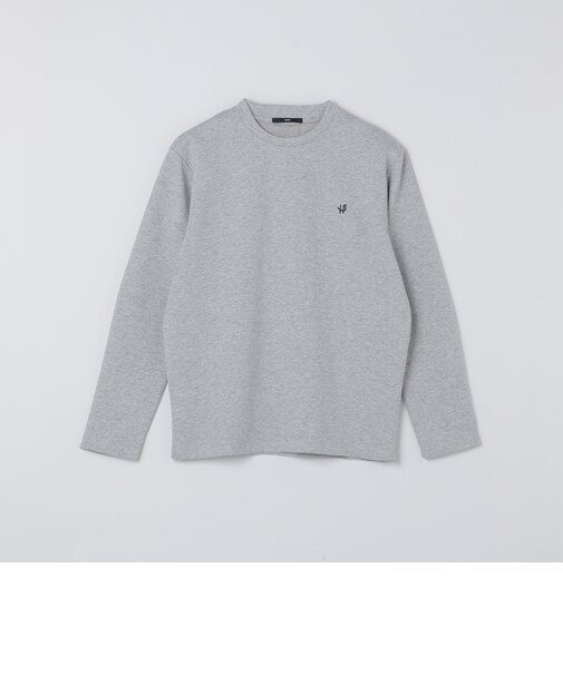 【WEB限定】ダブル ニット ビズ ネック ロングスリーブ Tシャツ