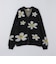 TOWNCRAFT: MOHAIR SHAGGY JACQUARD CARDIGAN