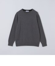 〈洗濯機可能〉ソリッド コットン カシミヤ クルーネック 26AW