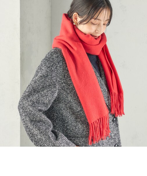 《予約》〈手洗い可能〉ウール カシミヤ ウォッシャブル ストール