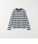 LACOSTE:〈洗濯機可能〉マルチ ボーダーロングスリーブ TEE