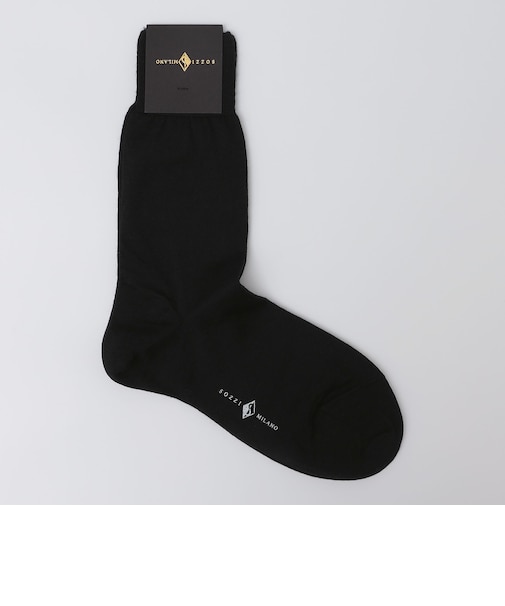 Sorley Socks: ウール スムース ソリッド ソックス