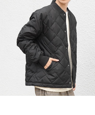 【SHIPS any別注】TAION:〈手洗い可能〉ダイヤキルト スピンドル ダウン ブルゾン 26AW◆