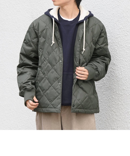 【SHIPS any別注】TAION:〈手洗い可能〉ダイヤキルト スピンドル ダウン ブルゾン 26AW◆